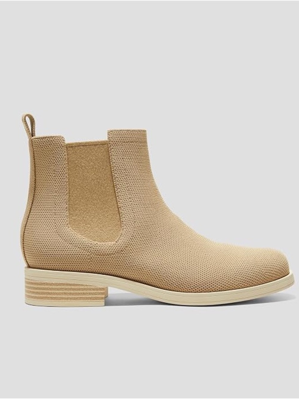 VIVAIA Clara Ankle Boots Square Toe Chelsea Boots Water ResistantNude Peach 8.5